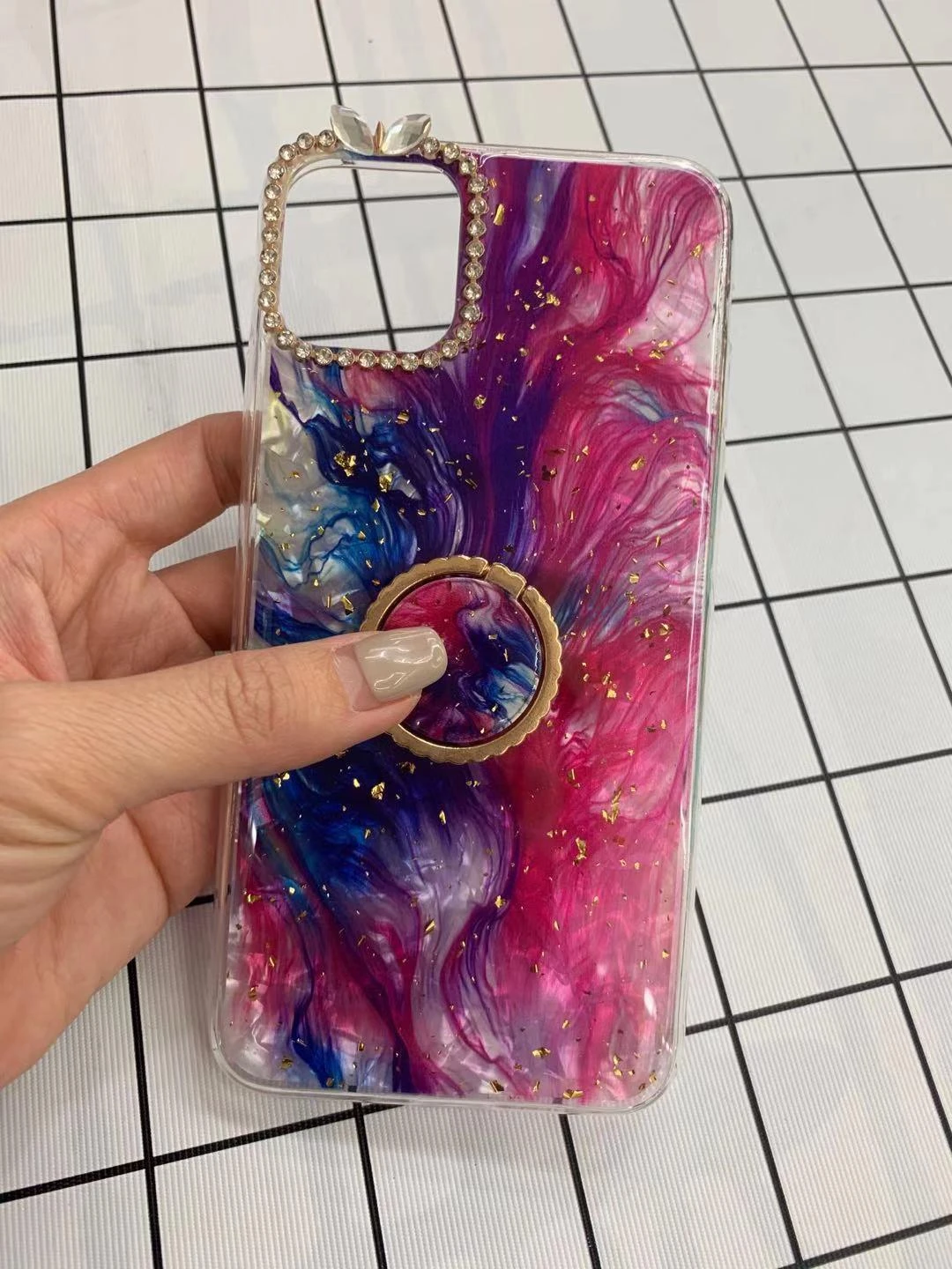 SAMSUNG S10 SEPARATE RING CASE GALAXY PRINT 